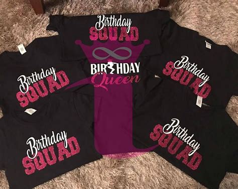 Birthday Girl Shirt Womens Birthday Squad Shirts Birthday Outfit For