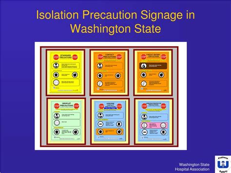 Ppt Isolation Precaution Signage In Washington State