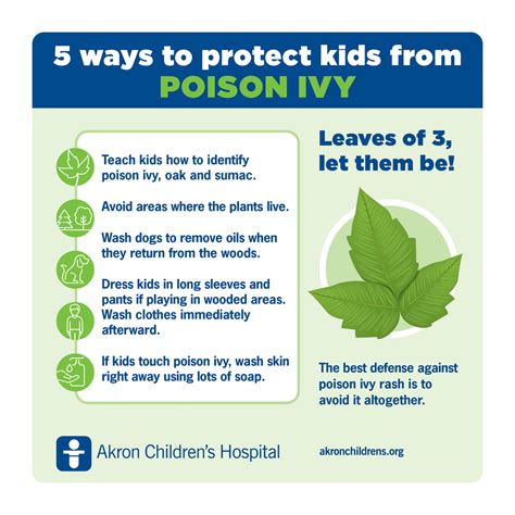 5 Ways To Treat And Prevent Poison Ivy Rash Inside Childrens Blog