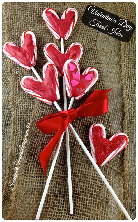 Valentines Day Lollipops Made From Candy Canes