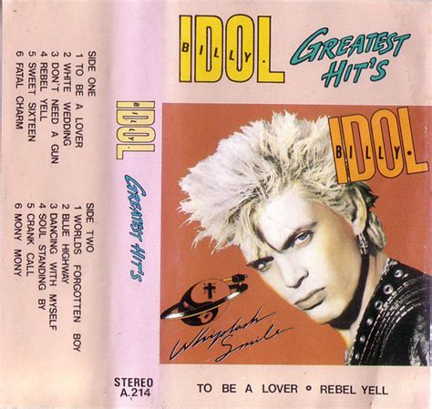 Billy Idol Greatest Hits Cassette Discogs