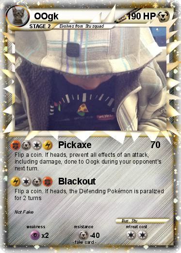 Pokémon Oogk 1 1 Pickaxe My Pokemon Card