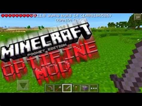It is about features in minecraft pe. Minecraft PE Mods 0.11.0 - OPTIFINE MOD - REDUCES LAG IN ...
