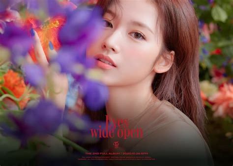 twice the 2nd full album eyes wide open sana story and style teaser images r kpop