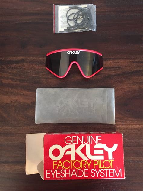 vintage genuine oakley factory pilot eyeshade system glasses grailed