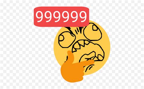 Rageping999999 Rage Meme Face Png Emojirage Emoji Free Transparent