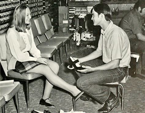 Vintage Images Of Women Shoe Shopping And The Humble Salesmen That Served Them Flashbak
