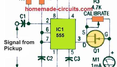 car tachometer circuit diagram