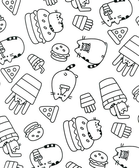Printable caticorn cat unicorn cute coloring page. Pusheen Unicorn Coloring Pages at GetColorings.com | Free ...