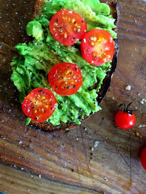 Smooshed Avo On Toast Clean Eating With Kids