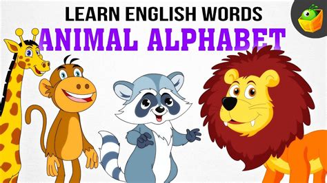 Animals Alphabet Pre School Learn English Words Spelling Video