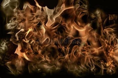 Blue Flame Fire Conceptual Abstract Texture Background Stock Photo