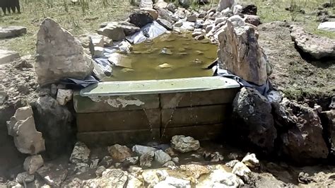 Diy Backyard Waterfall Spillway Youtube