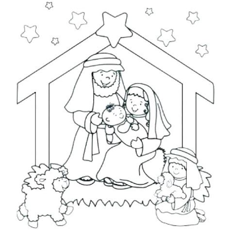 Shepherd with with a sheep. Printable Christmas Nativity Coloring Pages at ...