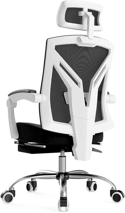Buy Hbada Ergonomic Office Recliner Chair With Footrest High Back Desk