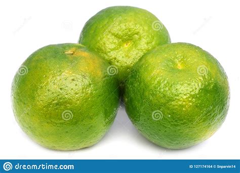 Green Orange Fruits Stock Photo Image Of Closeup Beautiful 127174164