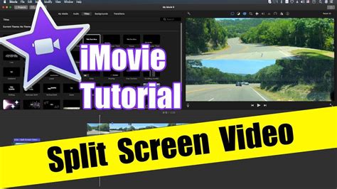 Alternatively, press command + b to split. iMovie Tutorial - Split Screen Side by Side Video How To ...
