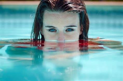 Wallpaper Sports Women Model Swimming Pool Swimmer