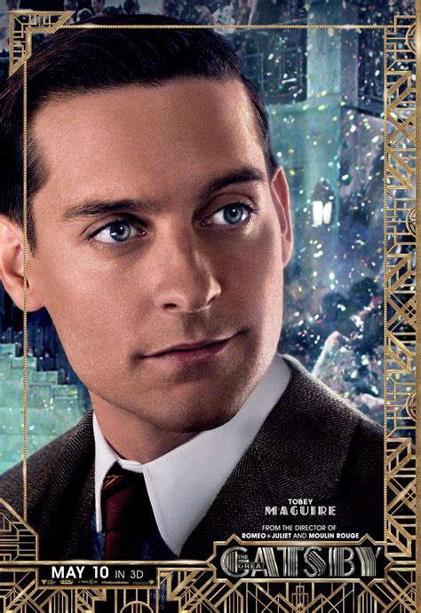 The Great Gatsby Character Poster Tobey Maguire Heyuguys