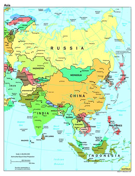 Map Of Asia Picture 88 World Maps