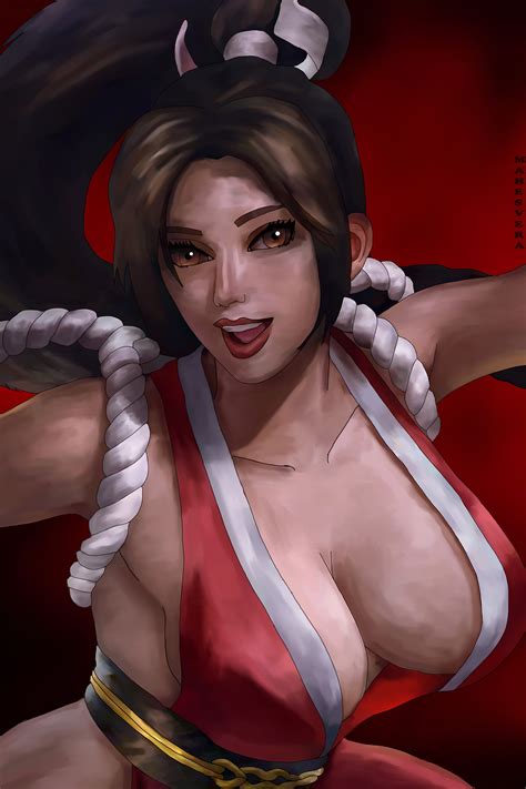 Artstation The King Of Fighters Mai Shiranui