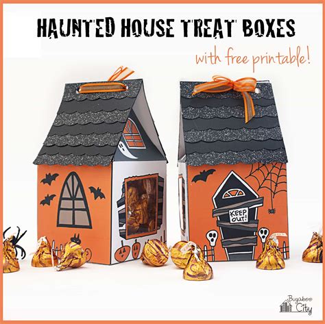 Diy Halloween Haunted House Treat Box Crafting Cheerfully
