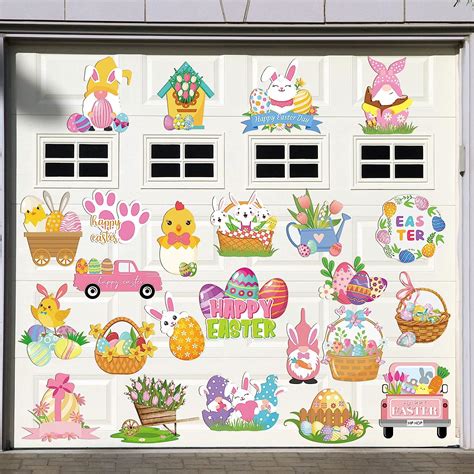 Amazon.com: 24 Pieces Happy Easter Garage Door Decoration Magnets