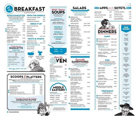 Menu Of United Bakers Dairy Restaurant In Toronto On M4a 2v6
