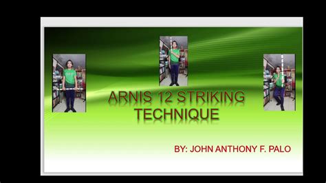 Arnis 6 Blocking Techniques And 12 Striking Techniques Youtube