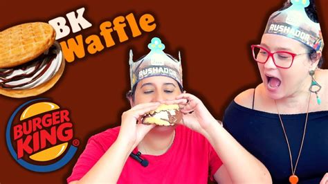 Bk Waffle Melhor Sobremesa Com Nutella Do Burgerking Youtube