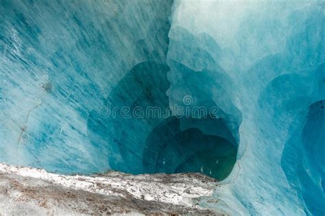 Blue Ice Cave Covered With Snow Glacier Stock Photo Image Of Travel