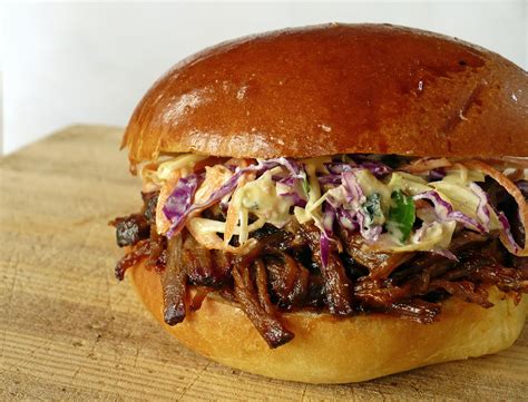 Cooking time is very less when compared to cooking the normal beef. BBQ BEEF SANDWICH WITH BLUE CHEESE COLESLAW | Food People Want