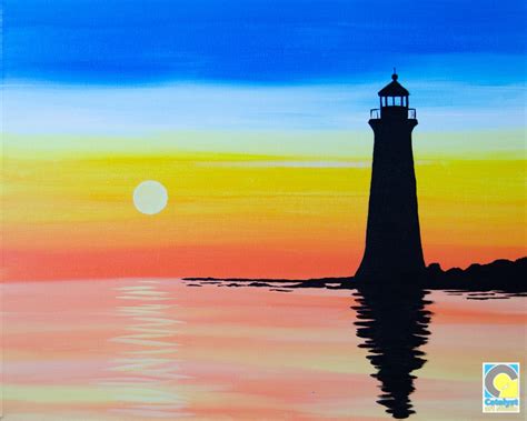 Free download 34 best quality landscape silhouette at getdrawings. Lighthouse Silhouette Paint and Sip Party | Lighthouse ...
