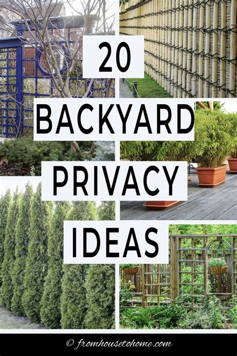 Backyard Privacy Ideas For Screening Neighbors Out Privacy