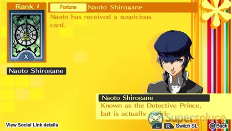 How to max naoto social link. Fortune Arcana : Naoto - Soluce Persona 4 : The Golden | SuperSoluce
