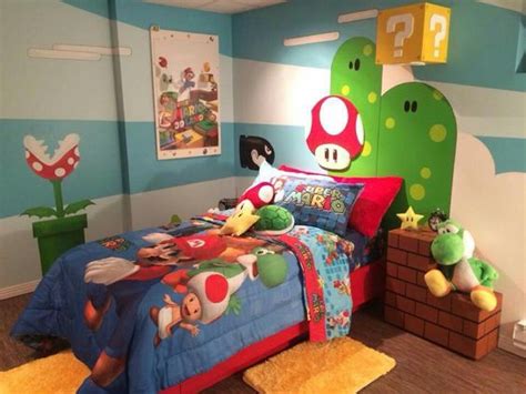 Ideas Para Habitaciones Infantiles De Mario Bros Mario Room Super