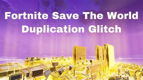 Working Duplication Glitch Fortnite Save The World Duplication Glitch