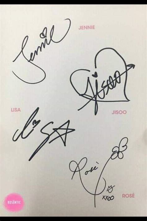 Blackpinks Signatures K Pop Amino