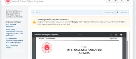 Çalışanlar görev belgesin formu nasıl dolduracak? E-Devlet Üzerinden Askerlik Durum Belgesi Sorgulama ...