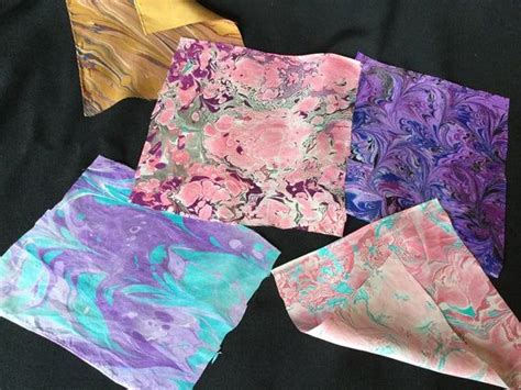 Marbling Fabrics Making Hand Marbled Fabrics Is Now Easier