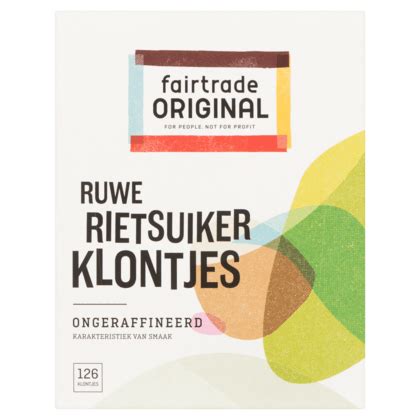 Fairtrade Original Rietsuikerklontjes Fairtrade zak 500 gram - Suiker