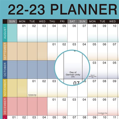 Buy Amazon Brand Eono Wall Planner 2022 2023 August 2022 To July