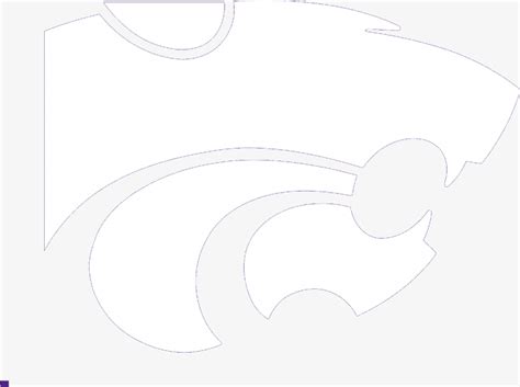 Kstate Wildcat Logo Kansas State Wildcats Logo White Hd Png Download