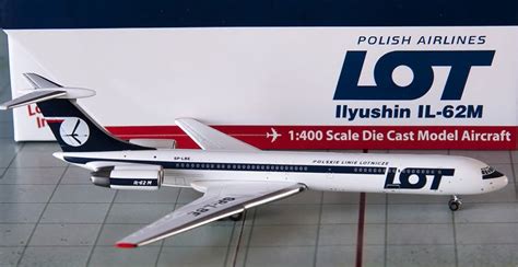 Model Samolotu Ilyushin Ił 62 Lot Unikat 1400 3636936296