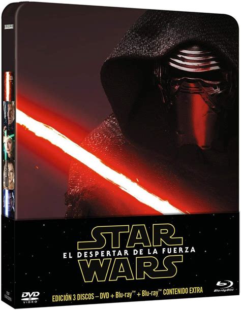 Star Wars El Despertar De La Fuerza Edicin Metlica Dvd Blu Ray