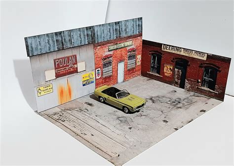malaysia stock diorama papercraft old garage diorama papercraft garasi tua ubicaciondepersonas