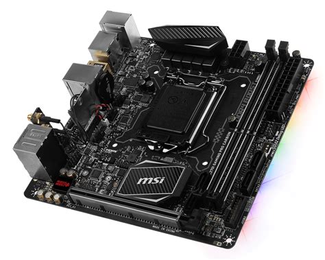 Msi Z270i Gaming Pro Carbon Ac Motherboard Specifications On