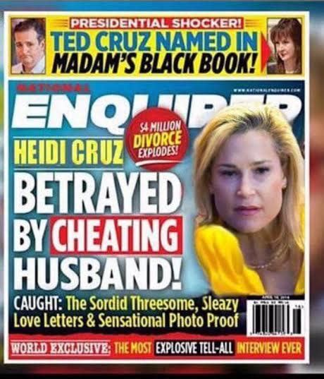 Latest Ted Cruz Natl Enquirer Cover Do You Believe Theres Any Truth