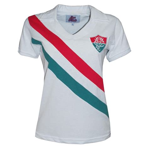 Procurando fluminense camisa feminina de alta qualidade com os melhores preços? Camisa Liga Retrô Fluminense 1969 Feminina - Branco | Netshoes