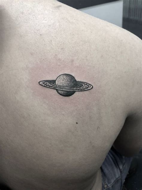 Small Saturn Tattoo By Kc Modesto Ca Saturn Tattoo Neo Traditional